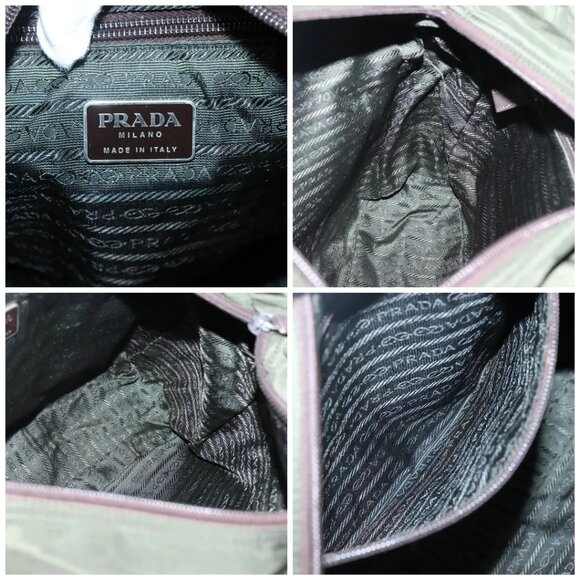 PRADA Tote Bag Nylon Khaki Auth BA3622 - Picture 15 of 16